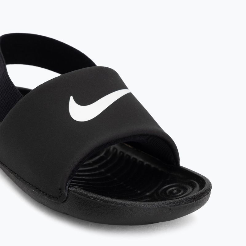 Ciabatte per bambini Nike Coffee black/white/white/white 7