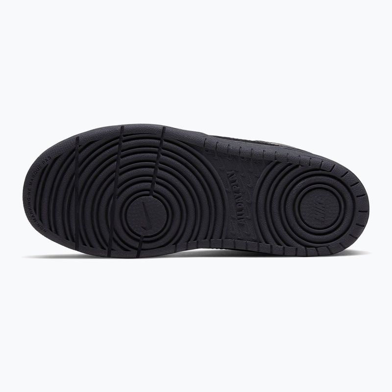 Scarpe per bambini Nike Court Borough Mid 2 black/black/black 3