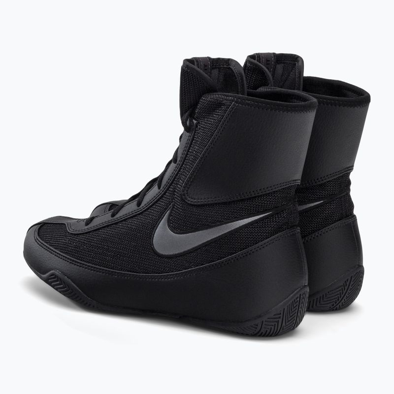 Scarpe da boxe Nike Machomai nero/grigio scuro metallizzato 3