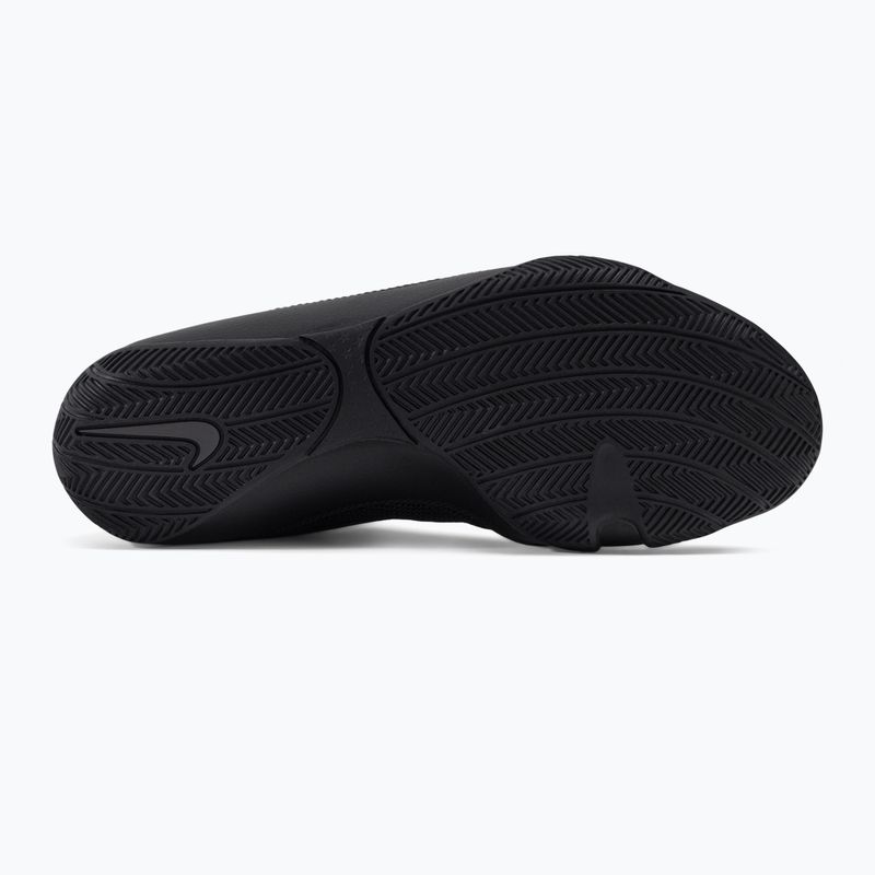 Scarpe da boxe Nike Machomai nero/grigio scuro metallizzato 5