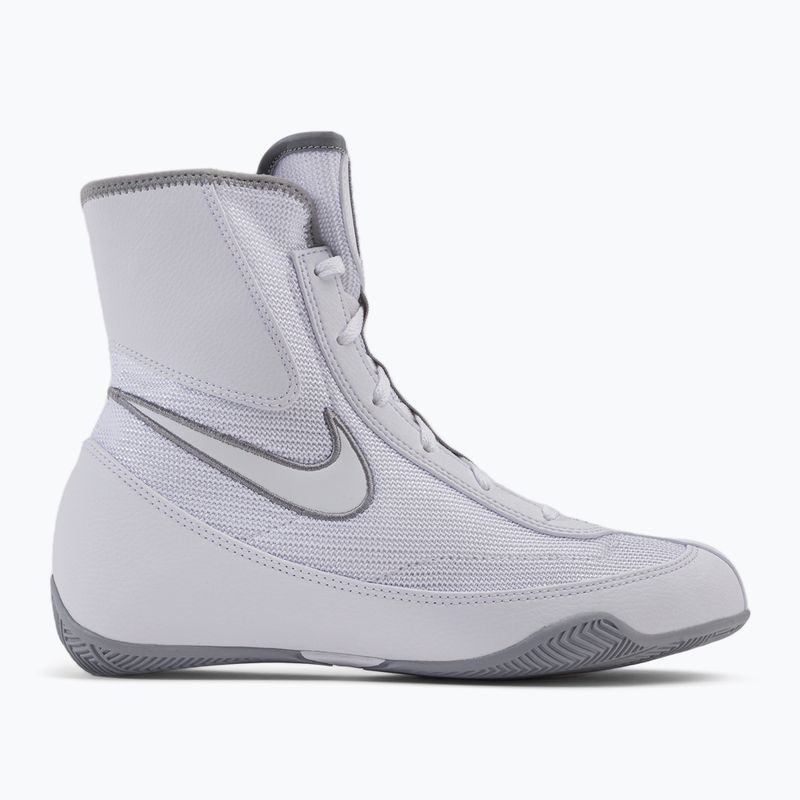 Scarpe da boxe Nike Machomai bianco/grigio lupo 2