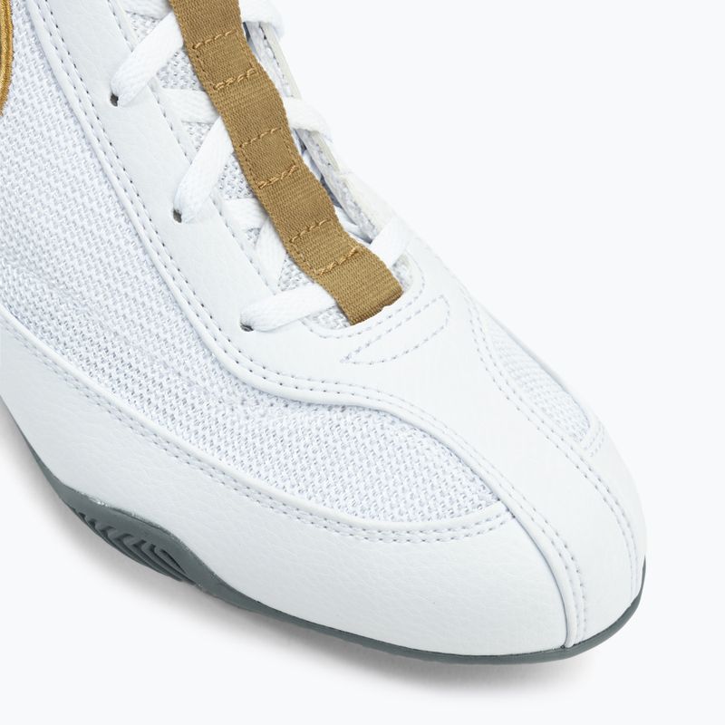 Scarpe da boxe Nike Machomai bianco/oro 7