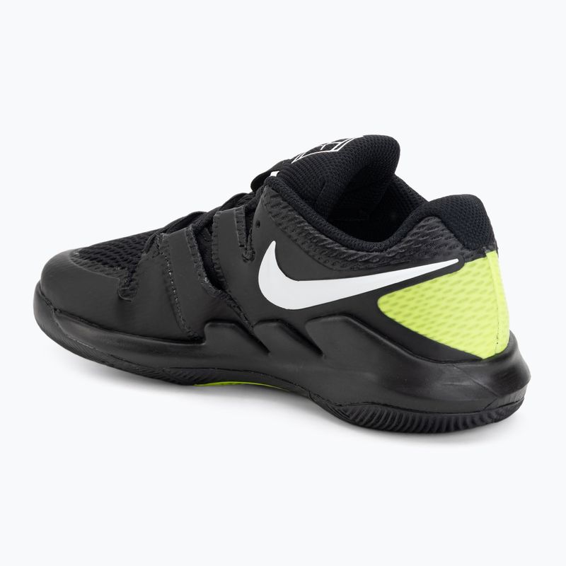 Scarpe da tennis junior Nike Court Vapor X Jr black/volt/white 3