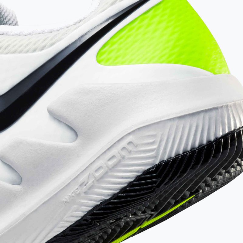 Scarpe da tennis junior Nike Court Vapor X Jr white/volt/black 8