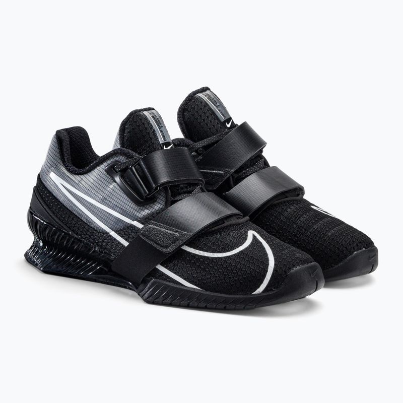 Scarpa da sollevamento pesi Nike Romaleos 4 nera 5