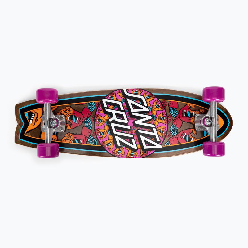Skateboard cruiser Santa Cruz Cruzer Mandala Hand 8.8 Shark