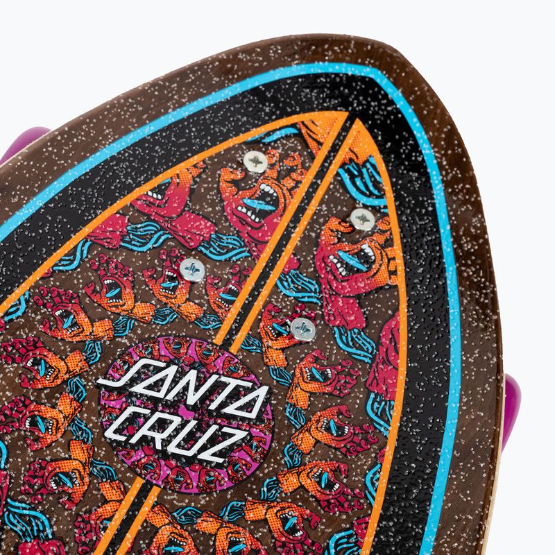 Skateboard cruiser Santa Cruz Cruzer Mandala Hand 8.8 Shark 6