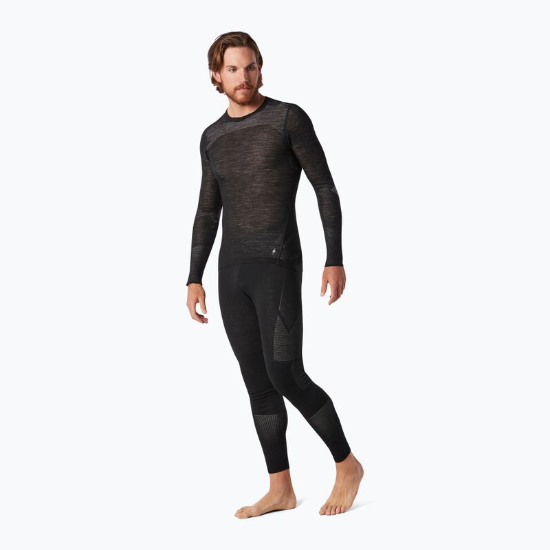 Maglia termica da uomo Smartwool Intraknit Merino 200 Crew black/white 5