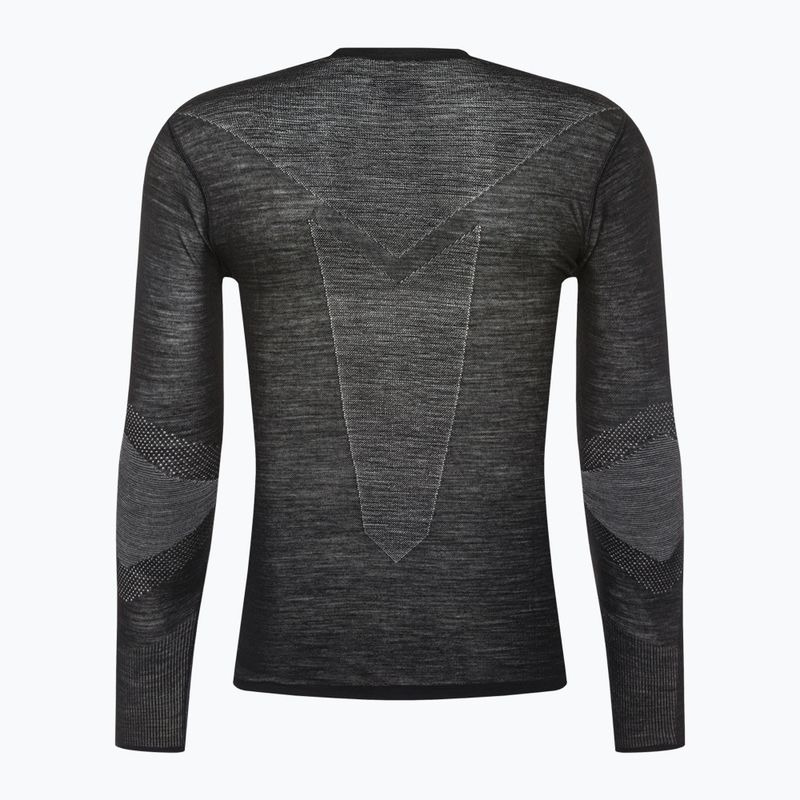 Maglia termica da uomo Smartwool Intraknit Merino 200 Crew black/white 2