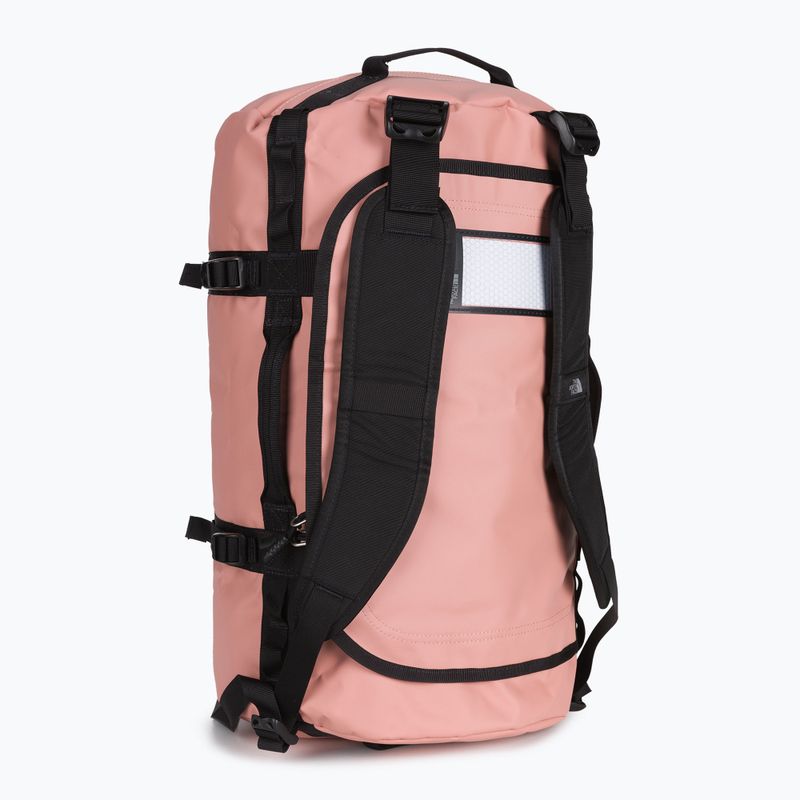 The North Face Base Camp Duffel S 50 l rose dawn/nero borsa da viaggio 2