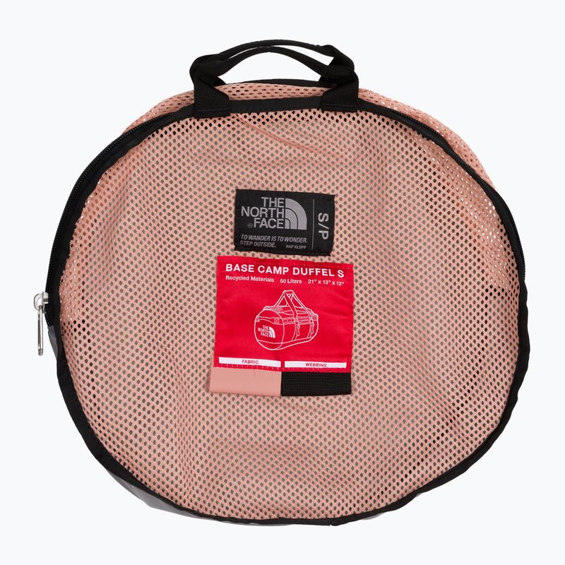 The North Face Base Camp Duffel S 50 l rose dawn/nero borsa da viaggio 6