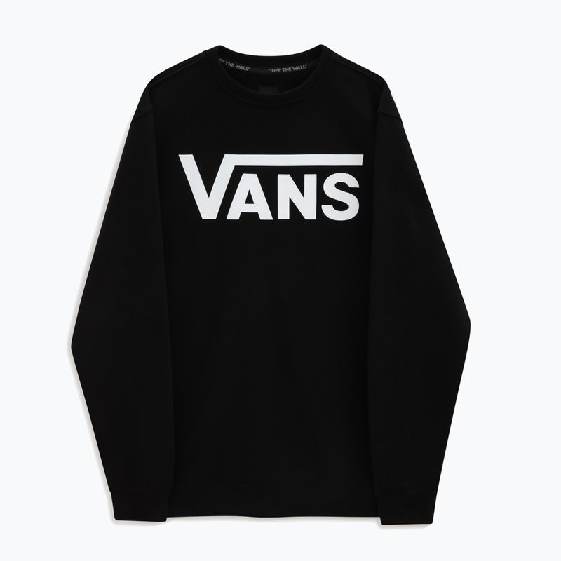 Felpa da uomo Vans Mn Vans Classic Crew Ii nero/bianco 3