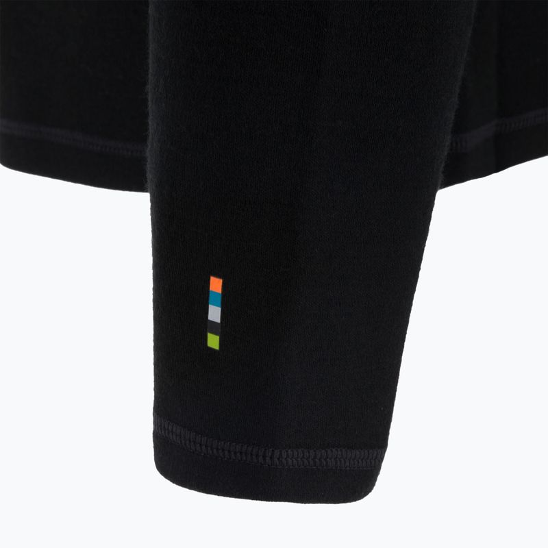 Smartwool Merino 250 Baselayer Crew da uomo in scatola manica lunga termica nera 3