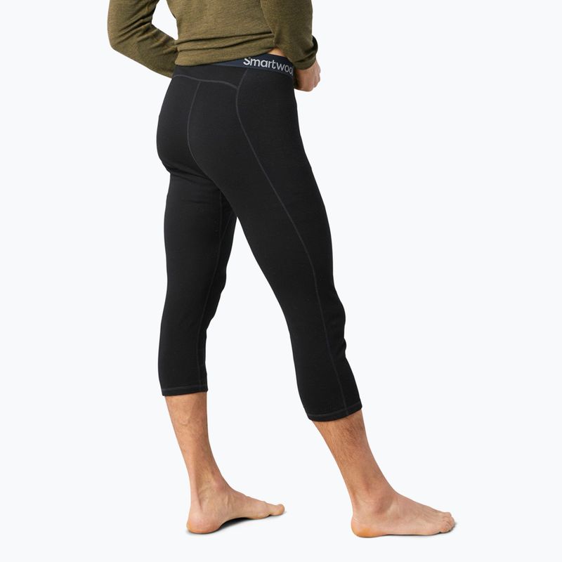 Smartwool Classic Thermal Merino Base Layer 3/4 da uomo in scatola nero 3