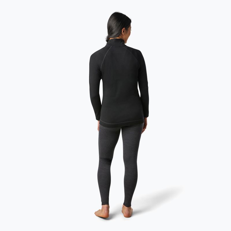 Smartwool Merino 250 Baselayer Donna 1/4 Zip boxed thermal longsleeve nero 3