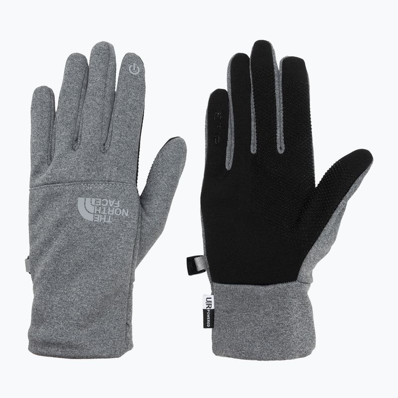 Guanti da trekking da uomo The North Face Etip Recycled grigio erica medio