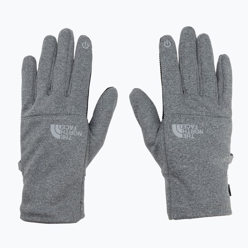 Guanti da trekking da uomo The North Face Etip Recycled grigio erica medio 2
