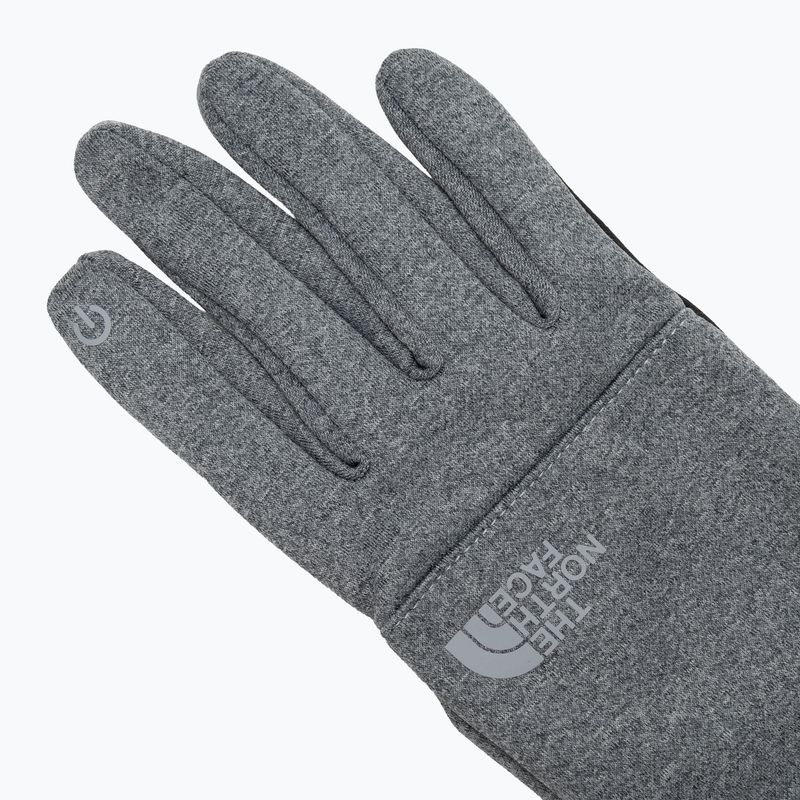 Guanti da trekking da uomo The North Face Etip Recycled grigio erica medio 6