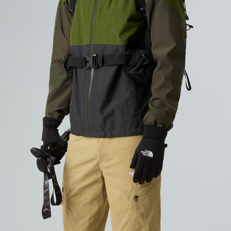 Guanti da trekking The North Face Etip Recycled nero/bianco 4