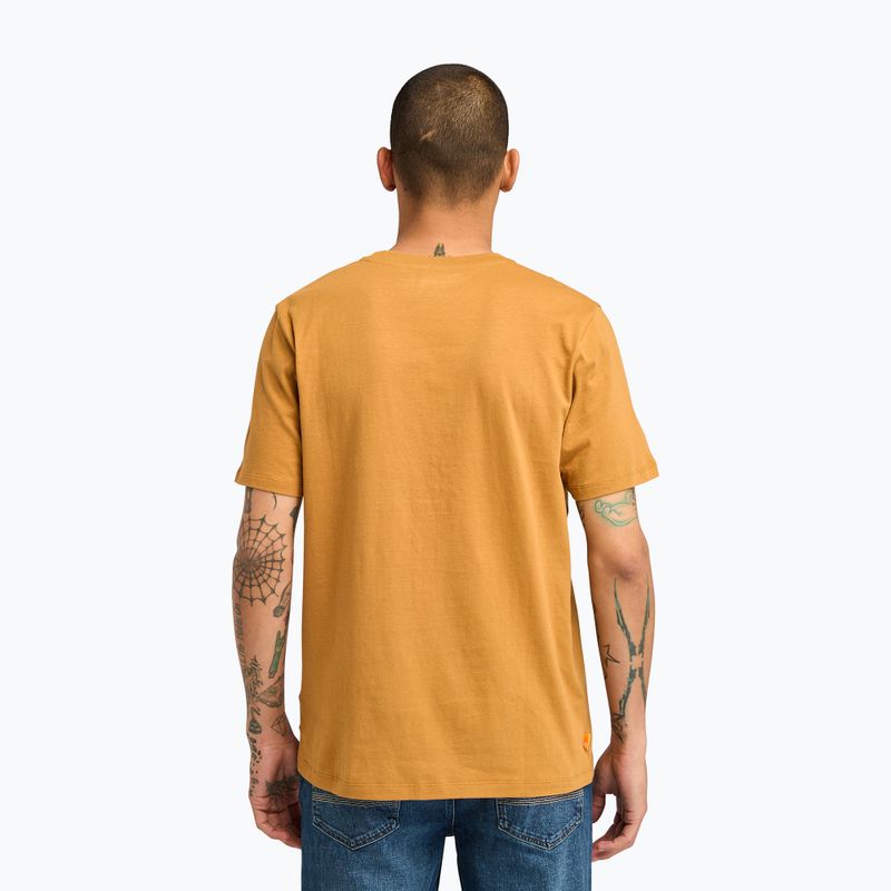 Camicia da uomo Timberland Kennebec Tree Logo per stivali di grano 3