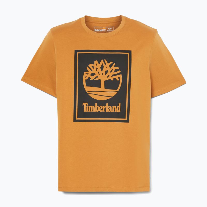 Camicia da uomo Timberland Kennebec Tree Logo per stivali di grano 5