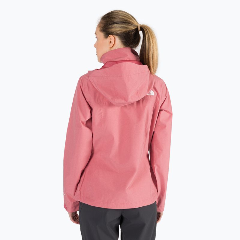 Giacca antipioggia donna The North Face Sangro slate rose light heather 3