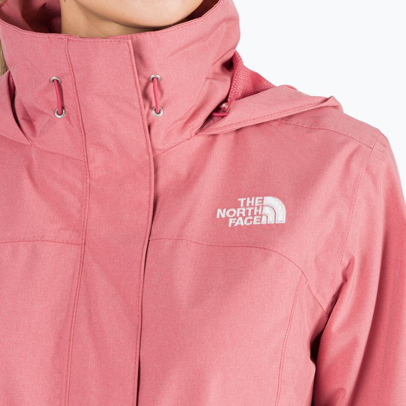 Giacca antipioggia donna The North Face Sangro slate rose light heather 4