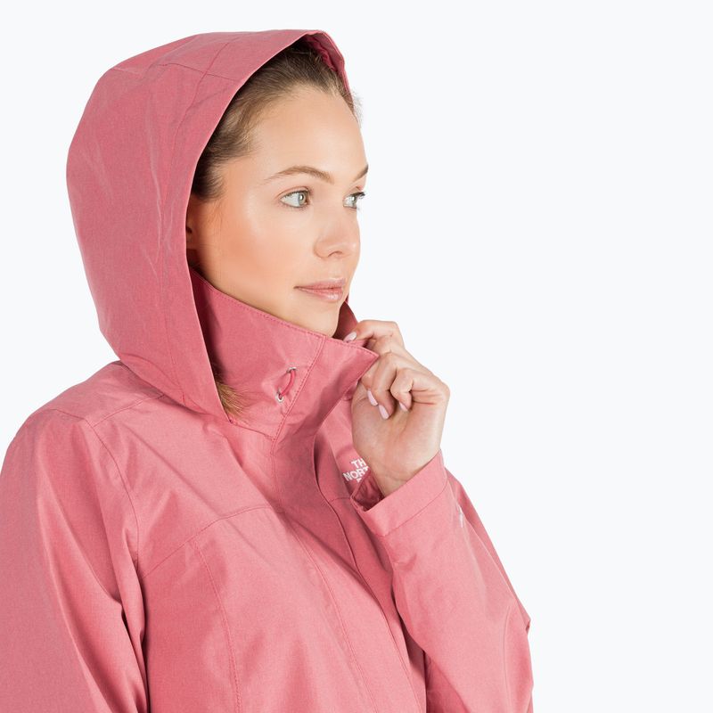Giacca antipioggia donna The North Face Sangro slate rose light heather 7