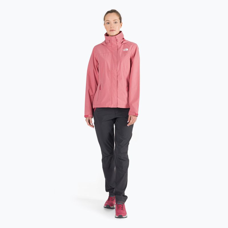 Giacca antipioggia donna The North Face Sangro slate rose light heather 8