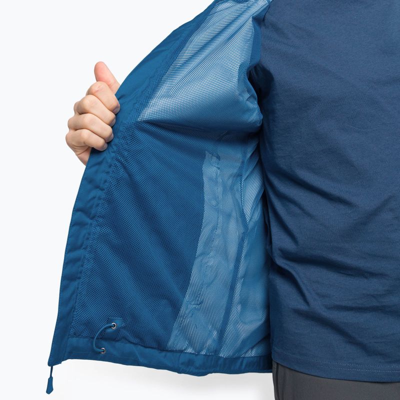 Giacca da pioggia da uomo The North Face Quest banff blu nero heather 9