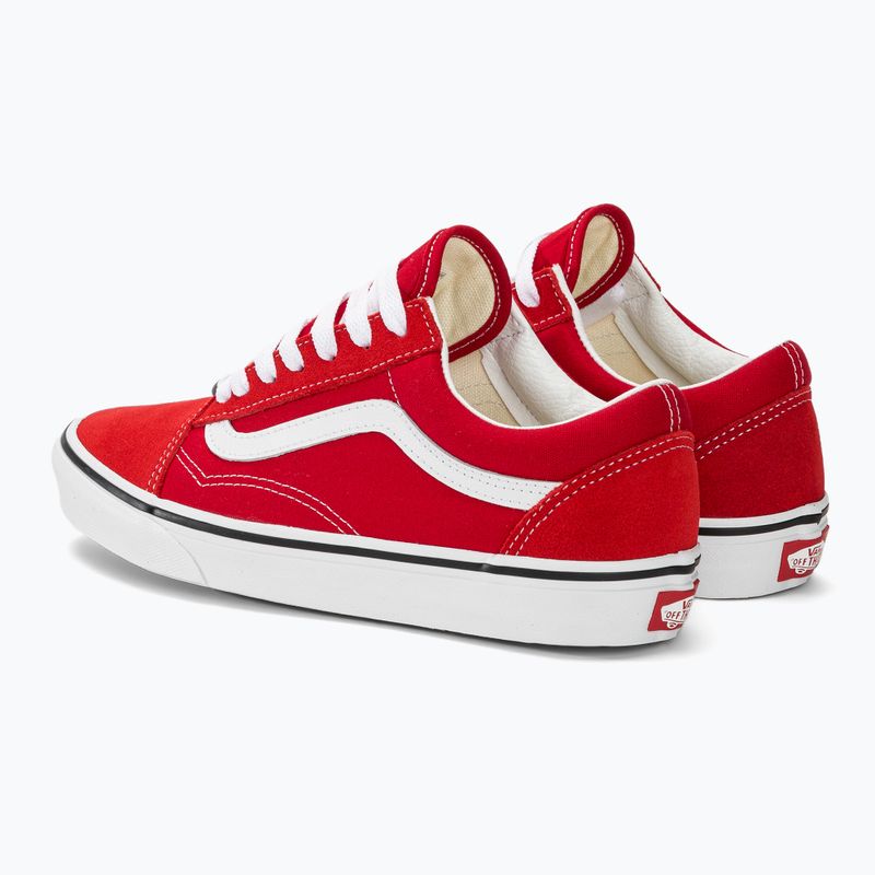 Scarpe Vans UA Old Skool rosso corsa/bianco autentico 4