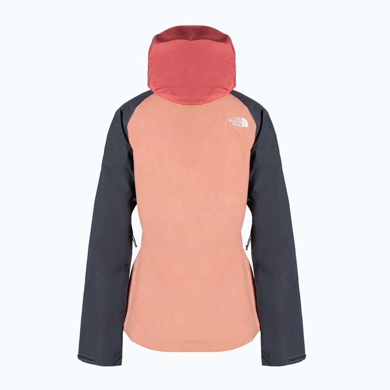 Giacca antipioggia da donna The North Face Stratos rosa 11