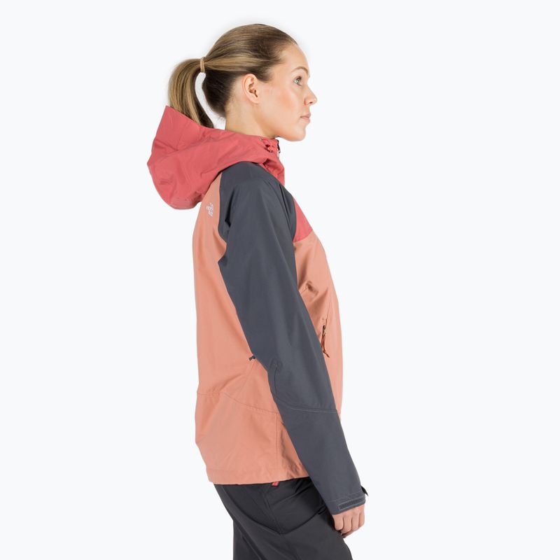 Giacca antipioggia da donna The North Face Stratos rosa 3