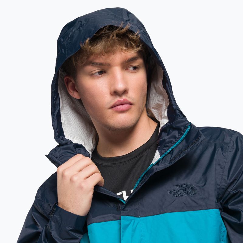 Giacca antipioggia da uomo The North Face Venture 2 aviator navy/banff blue 5