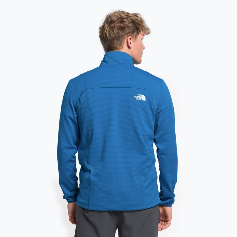Felpa trekking uomo The North Face Quest FZ banff blu 4
