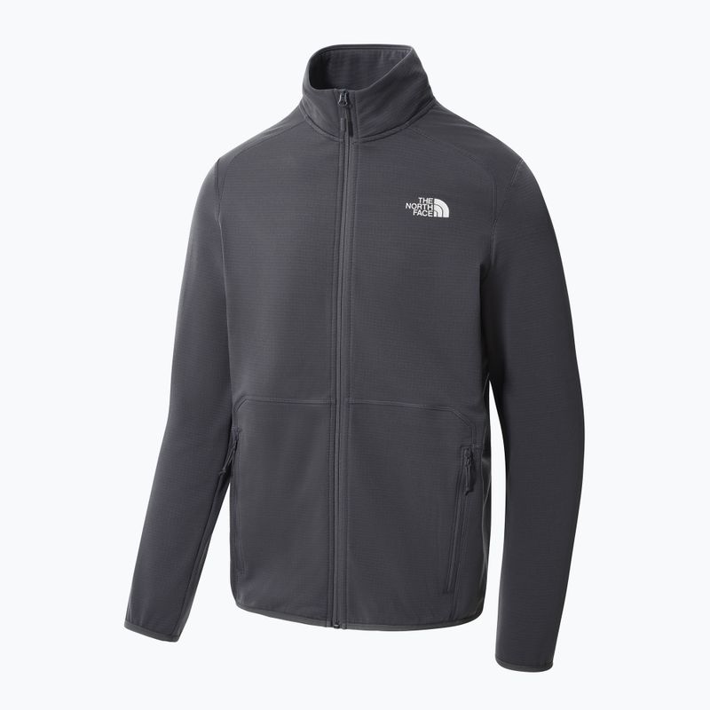 Felpa trekking da uomo The North Face Quest FZ grigio vanadis 7