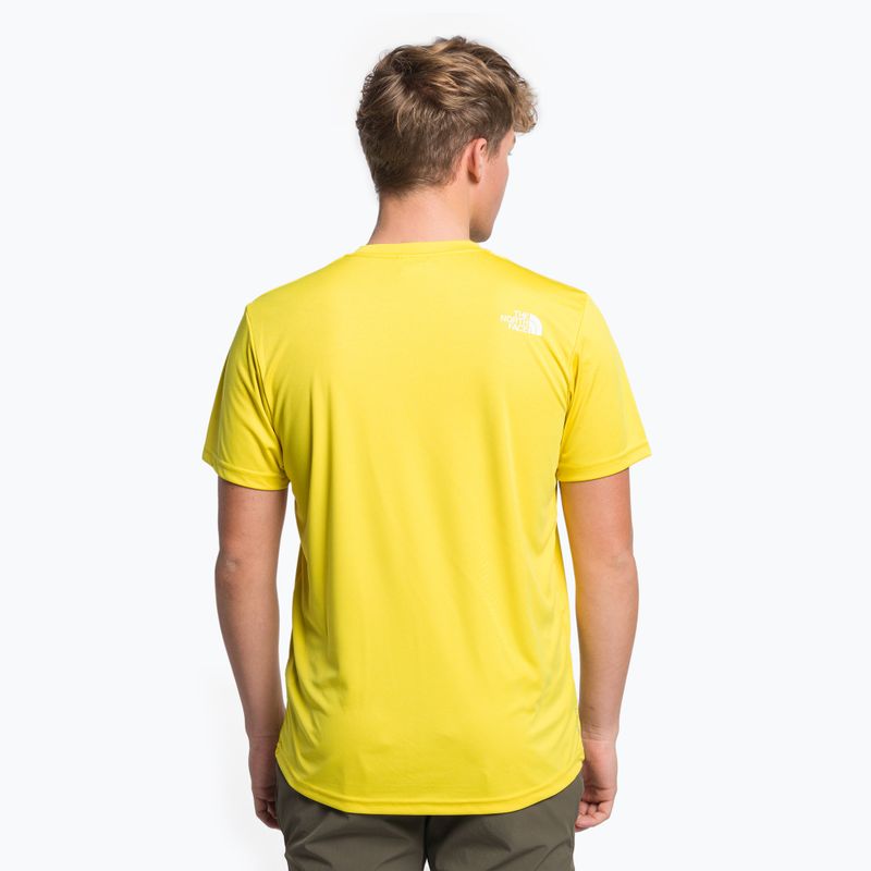 Maglietta da uomo The North Face Reaxion Easy giallo acido 4