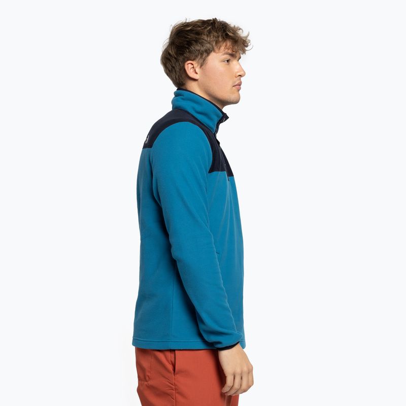 Felpa da trekking da uomo The North Face Homesafe Snap Neck banff blue/aviator navy 3