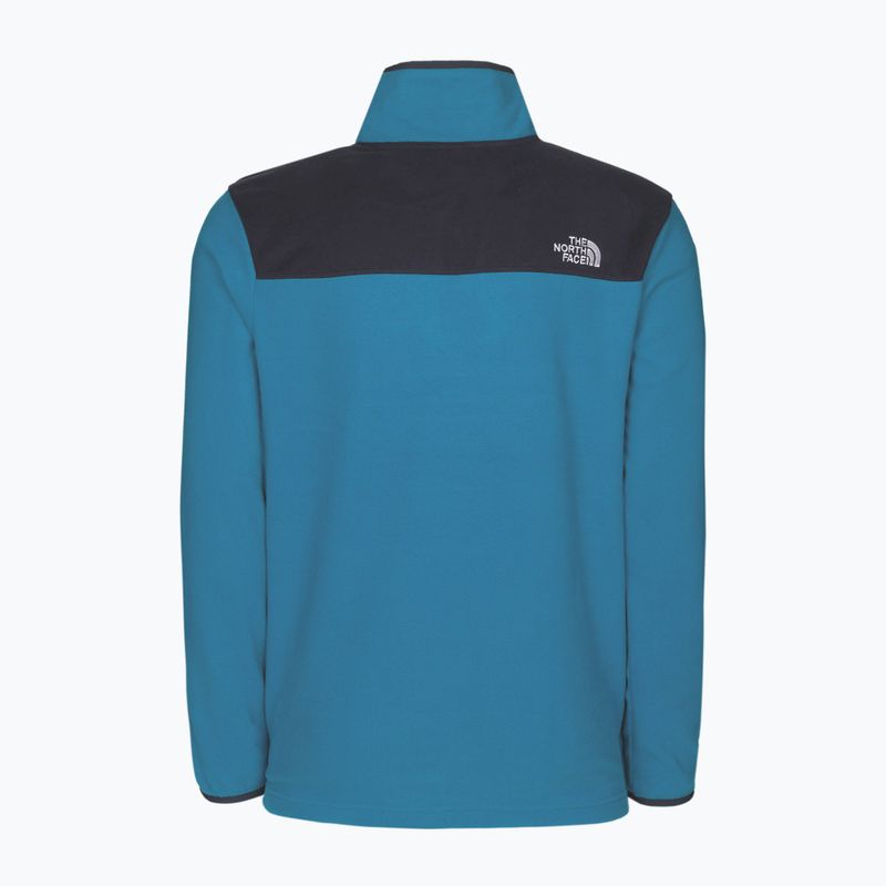 Felpa da trekking da uomo The North Face Homesafe Snap Neck banff blue/aviator navy 10