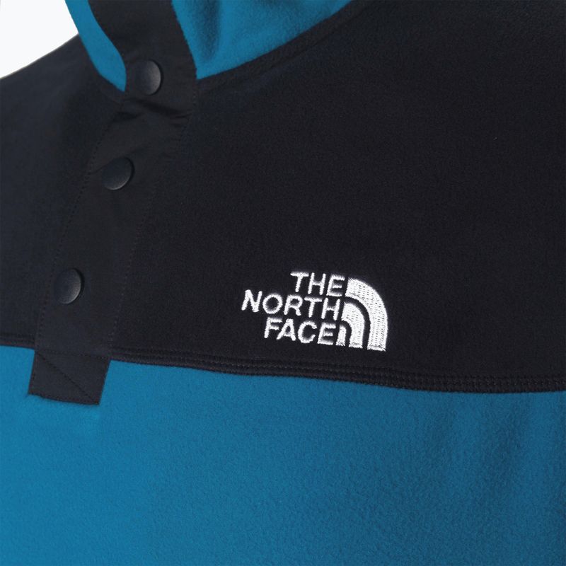 Felpa da trekking da uomo The North Face Homesafe Snap Neck banff blue/aviator navy 11