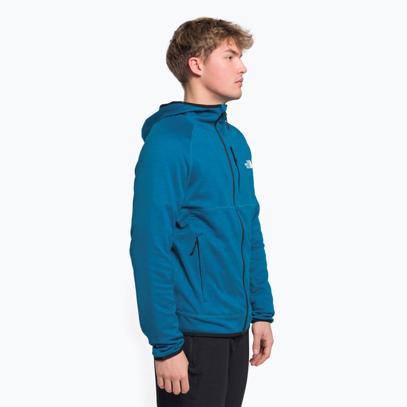 Felpa trekking da uomo The North Face Canyonlands banff blue heather 3