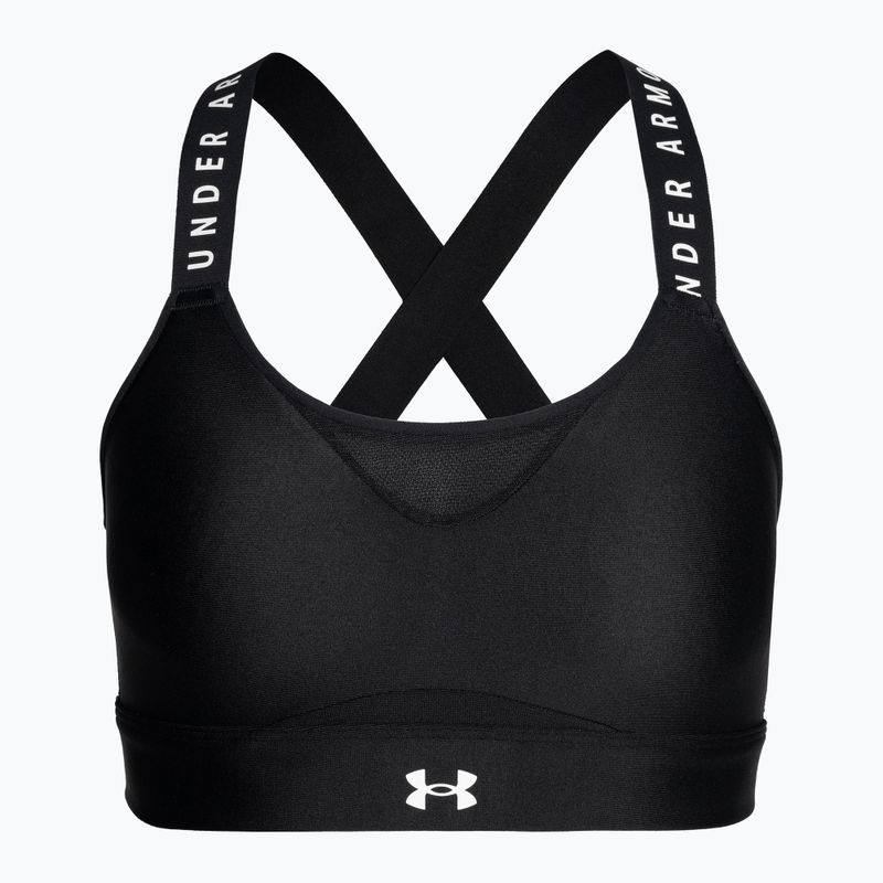 Reggiseno fitness Under Armour Infinity High nero/nero/bianco 3