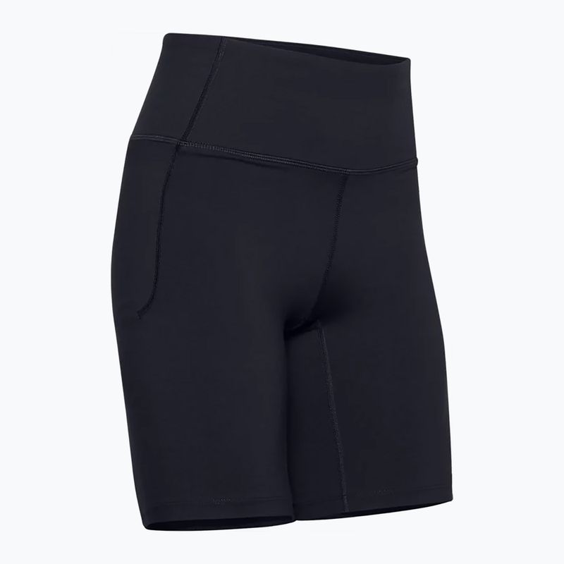Pantaloncini da allenamento Under Armour Meridian Bike donna nero/argento metallico 3