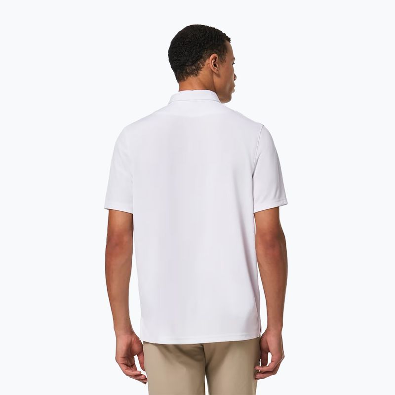 Polo Oakley da uomo Icon TN Protect RC bianco 2