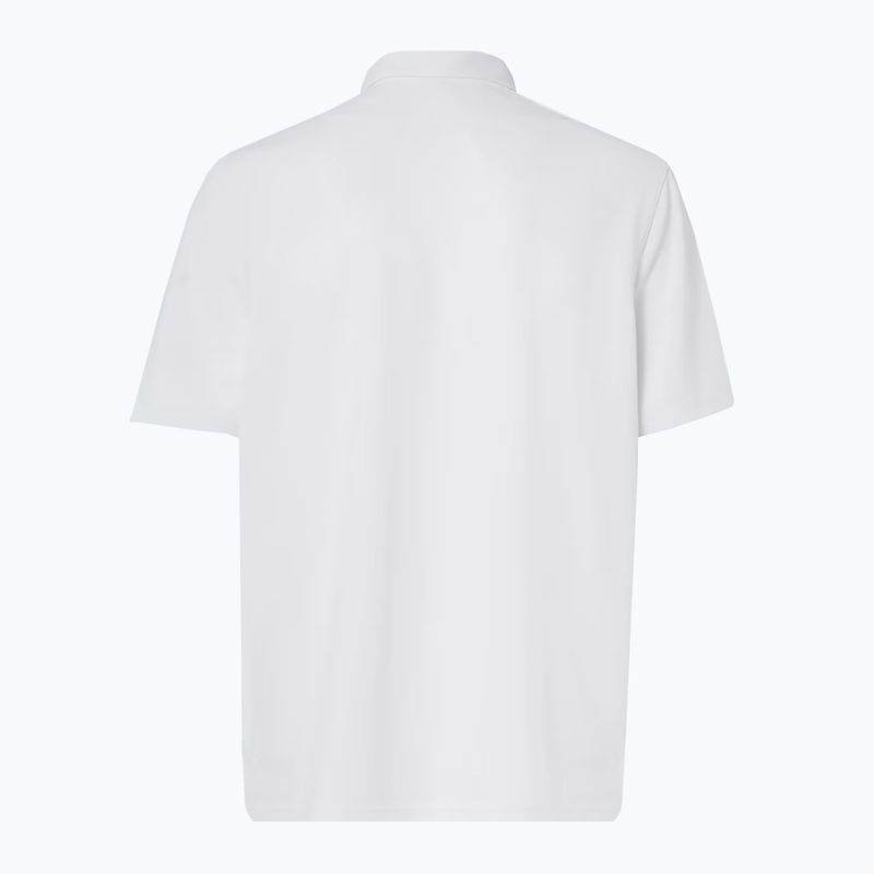 Polo Oakley da uomo Icon TN Protect RC bianco 7