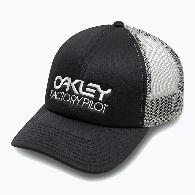 Cappello da baseball Oakley Factory Pilot Trucker blackout da uomo 5