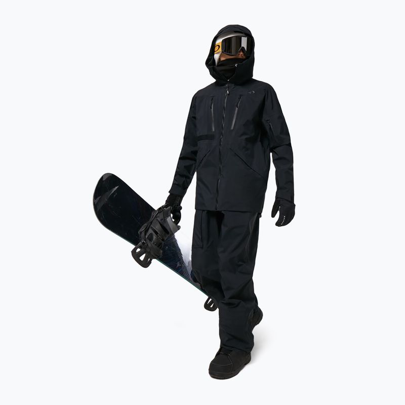 Pantaloni da snowboard Oakley Bowls Gore-Tex Shell da uomo, blackout 2