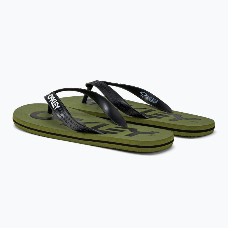Oakley College Flip Flop uomo nuovo infradito spazzola scura 3