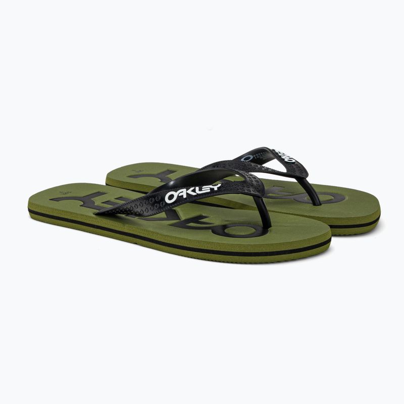 Oakley College Flip Flop uomo nuovo infradito spazzola scura 4