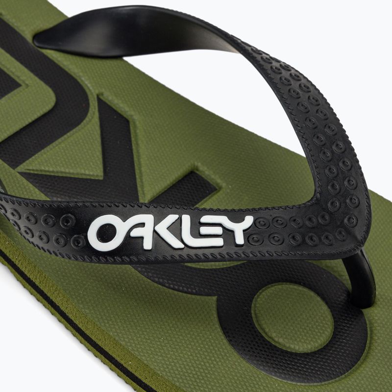 Oakley College Flip Flop uomo nuovo infradito spazzola scura 7
